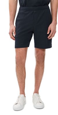 Vince Seersucker Knit Shorts Coastal M