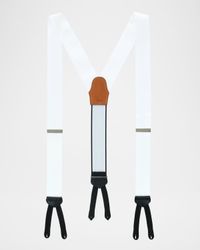 Men's Sutton Solid Silk Suspender Braces