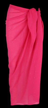 Love Stories - Paréo long en coton - Taille Unique - Rose