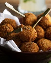 Bacon Cheeseburger Stuffed Hushpuppies