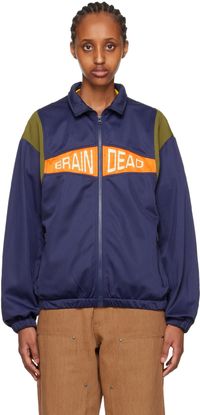 Brain Dead Navy Alonzo Track Jacket