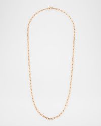 Golden Dreams 18K Rose Gold Petite Paper Clip Chain Necklace