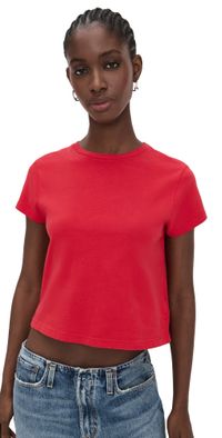 AGOLDE Adine Shrunken Tee Tomato S