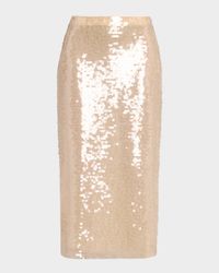 Kiah Sequined Midi Skirt