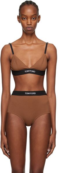 TOM FORD Brown Triangle Bra