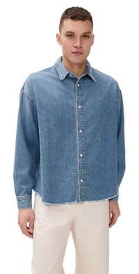 FRAME Relaxed Denim Shirt Voltage S
