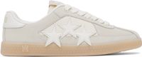 AMIRI Baskets Pacific gris et blanc cassé en suède
