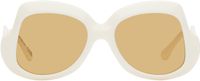 Marni Lunettes de soleil Quelyfish blanches