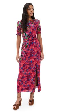 SALONI Devi Dress Astilbe Meadow Plmt 4