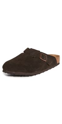 Birkenstock Boston Soft Footbed Clogs Mocha 43