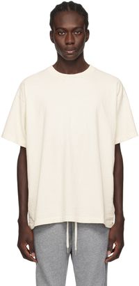 John Elliott T-shirt University blanc cassé