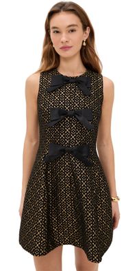 Hill House Home The Blythe Dress Metallic Brocade S