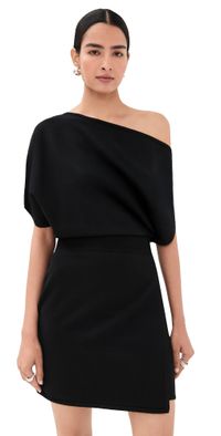 SIMKHAI Shania Mini Dress Black S