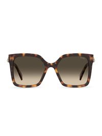 Women's 55MM Square Sunglasses - Tortoise