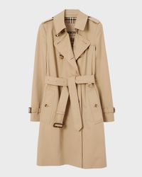 Chelsea Belted Double-Breasted Trench Coat