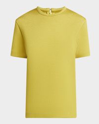 Crewneck Short-Sleeve Top