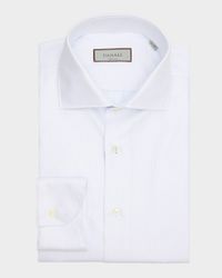 Men's Cotton Micro-Structure Dress Shirt