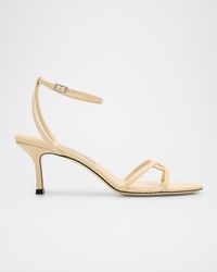 Printed Elaphe 1998 Leo Ankle-Strap Sandals