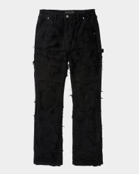Men's Unearthed Distressed Slim-Straight Leg Pants