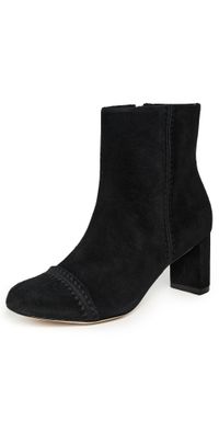 Cinq à Sept Peyton Crochet Suede Boots Black 39.5