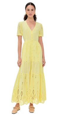 Playa Lucila Maxi Dress Butter Yellow XL