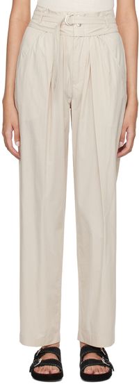 Isabel Marant Etoile Beige Celia Trousers