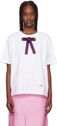 AO Yes White Pankou Ribbon Tie T-Shirt