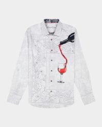 Men's Grenashe Pinot Noir Sport Shirt