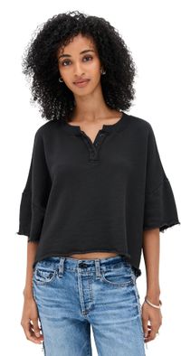 ASKK NY Great Jones Short Sleeve Tee Stone Black XS