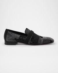 Men's Dandydecotracks Sequin Red-Sole Loafers