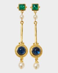 Byzantine Linear Earrings