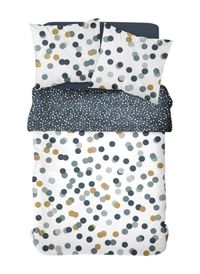 Today Linge De Maison - Parure de lit imprimé en coton - Taille 240x220 cm - Blanc