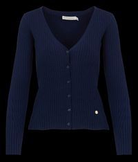 La Petite Etoile - Gilet ajusté en maille côtelée - Taille 3 - Bleu