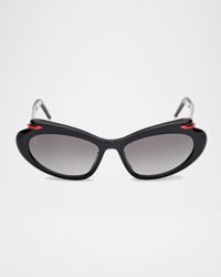 Miss Z Acetate Aviator Sunglasses