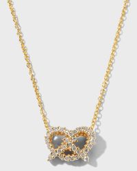 18K Yellow Gold Salty Pretzel Necklace