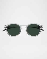 Men's GG1890SAM Acetate Round Sunglasses