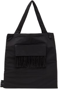 Song for the Mute Black Fringe Tote