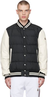 Moncler Black Ventoux Down Bomber Jacket