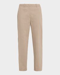 Cotton Couture Straight-Leg Trousers