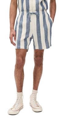 Kardo Olbia Handloom Striped Shorts 6.25 Future Dusk XL