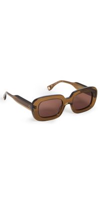 Jimmy Fairly Ily Sunglasses Crystal Brown One Size
