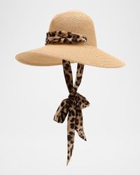 Cassidy Paper Hat W/ Scarf