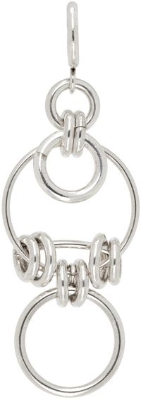 Isabel Marant Silver Multi Ring Boucle Single Earring