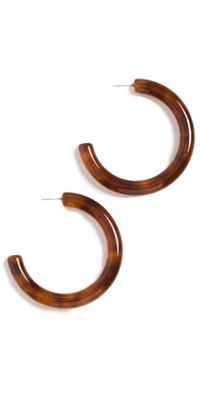 Lele Sadoughi Broadway Hoop Earrings Sienna One Size