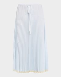 Pleated Midi Skirt