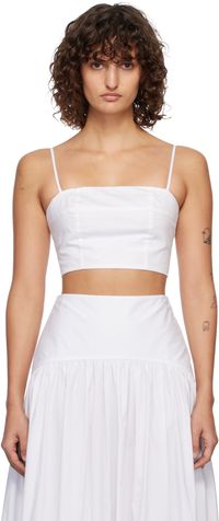 Staud Camisole Federico blanche