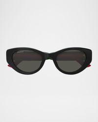 Cat-Eye Recycled Acetate Sunglasses