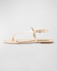 Ella Metallic Thong Slingback Sandals