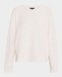 Crewneck Organic Cotton Jacquard Sweater