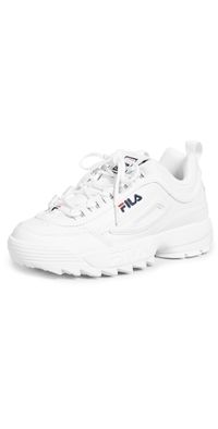 Fila Disruptor II Premium Sneakers White/Fila Navy/Fila Red 9.5